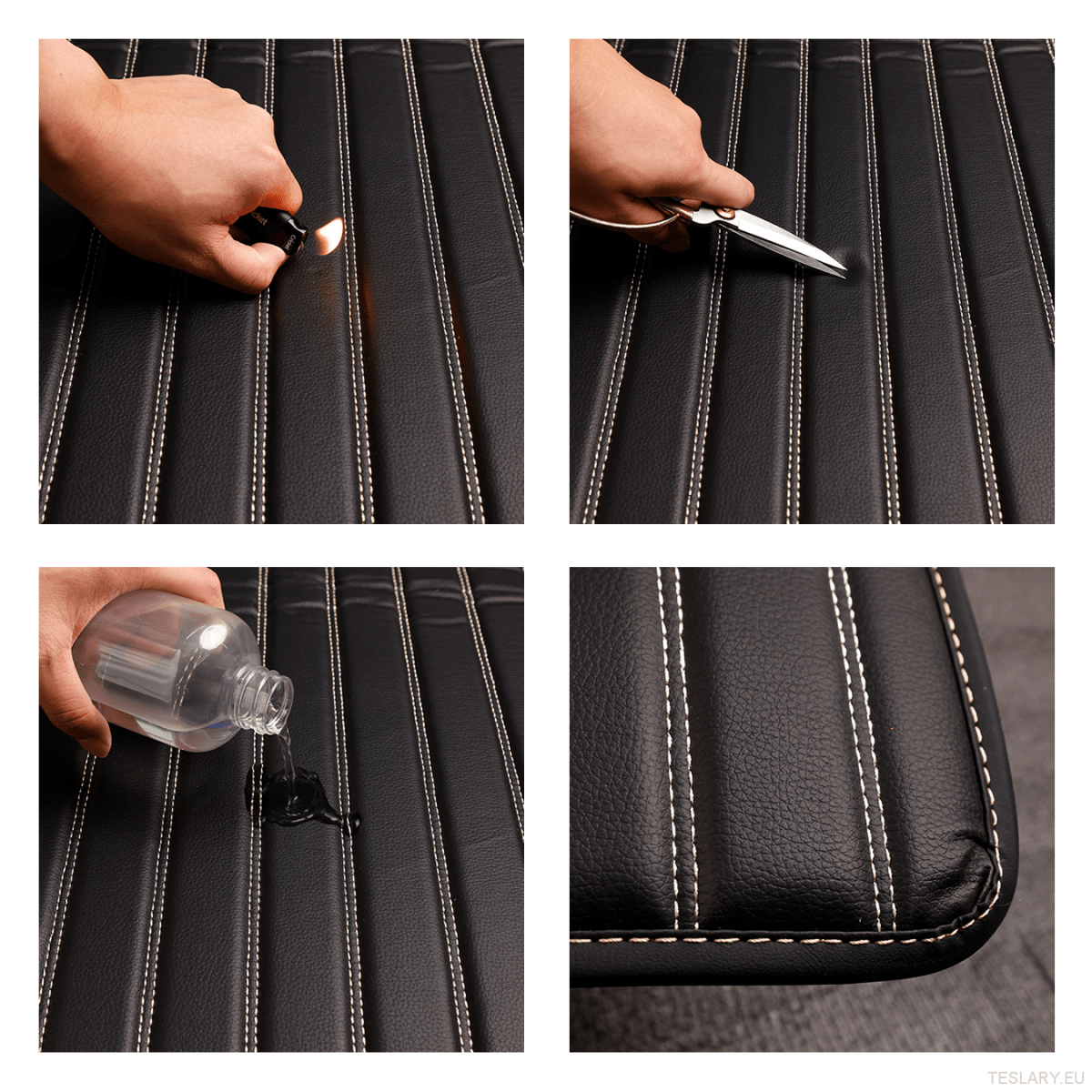Tesla for Model Y 2019 - 2025 Luxurious PVC Full Surround Car Floor Mats - TESLARY Tesla Shop Accessories Europe Nederlands Ireland Deutschland Espana Alicante France Italia