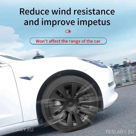 Tesla 3 18" Knife Style Wheel Covers -TESLARY.IE Tesla Shop Europe