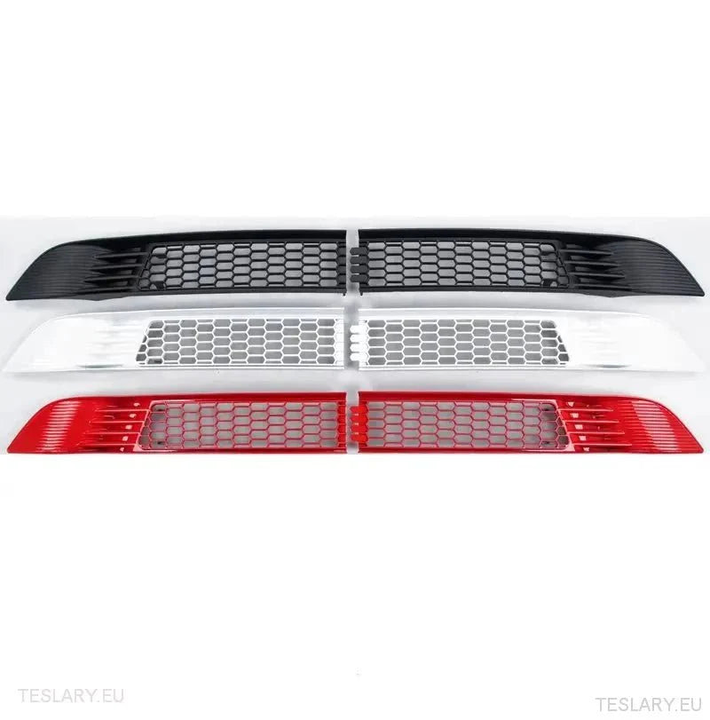 Tesla Model 3 Front Grill Mesh Inlet Vent - Red -TESLARY.IE Tesla Shop Europe