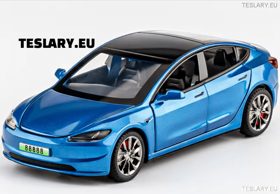 Tesla Model 3+ Highland 2024 1:32 Unofficial Version - TESLARY Tesla Shop Accessories Europe Nederlands Ireland Deutschland Espana Alicante France Italia