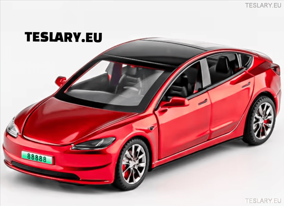 Tesla Model 3+ Highland 2024 1:32 Unofficial Version - TESLARY Tesla Shop Accessories Europe Nederlands Ireland Deutschland Espana Alicante France Italia
