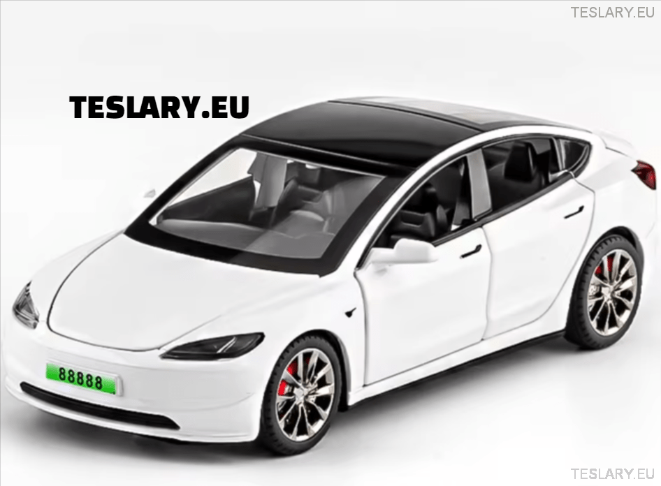 Tesla Model 3+ Highland 2024 1:32 Unofficial Version - TESLARY Tesla Shop Accessories Europe Nederlands Ireland Deutschland Espana Alicante France Italia