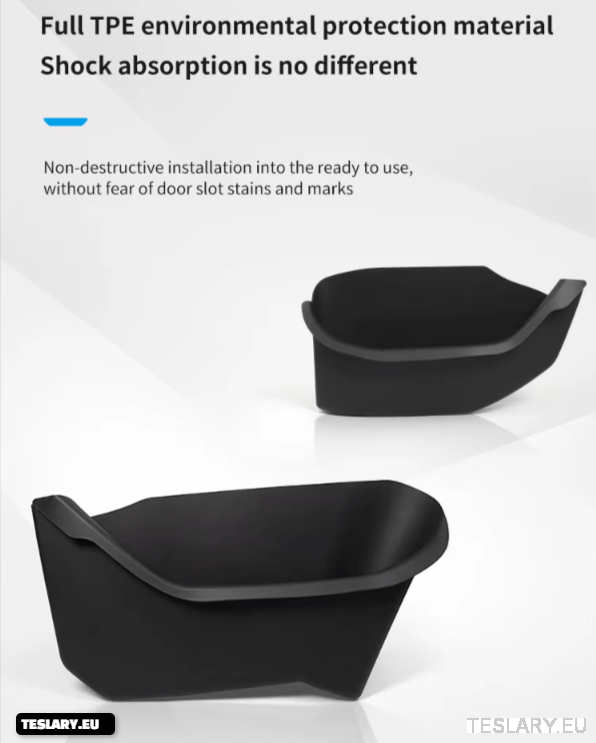 Tesla Model 3+ Highland , Model 3 & Model Y TPE Door Pocket Protectors - TESLARY Tesla Shop Accessories Europe Nederlands Ireland Deutschland Espana Alicante France Italia
