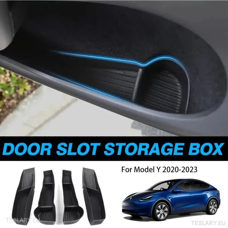 Tesla 3/Y Door Organiser Pockets ( 4 Pieces ) -TESLARY.IE Tesla Shop Europe