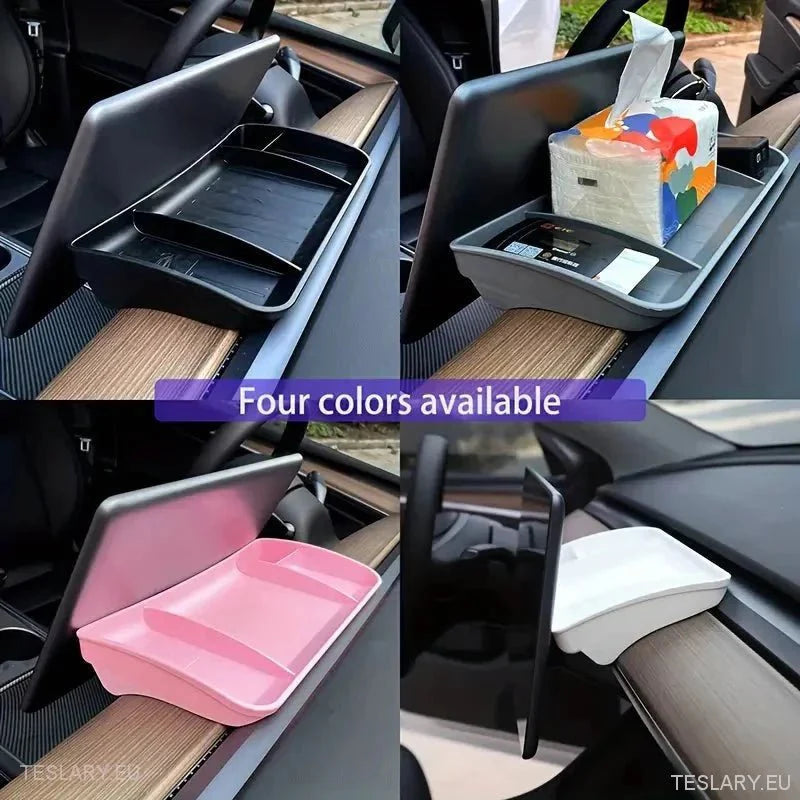 Tesla Model 3 / Y Dash Storage ETC Invisable in Grey, White or Black -TESLARY.IE Tesla Shop Europe