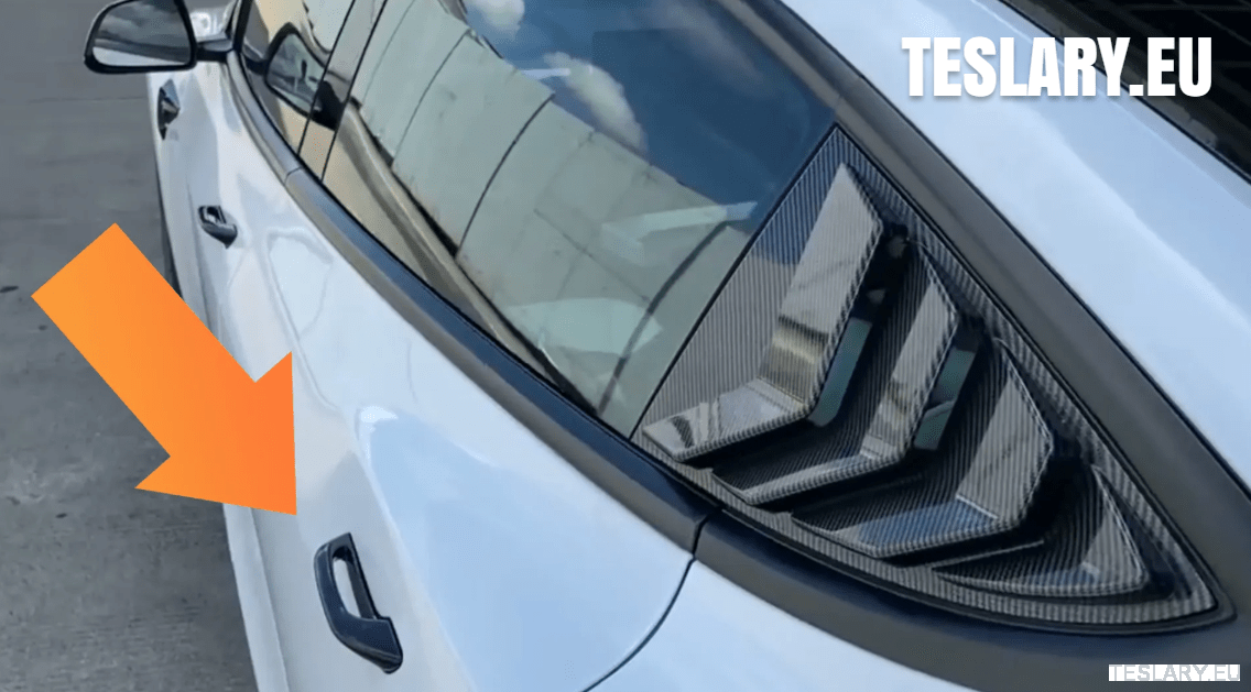 Tesla Model 3 / Y Exterior Door Handles ( 4 PIECES ) - TESLARY Tesla Shop Accessories Europe Nederlands Ireland Deutschland Espana Alicante France Italia