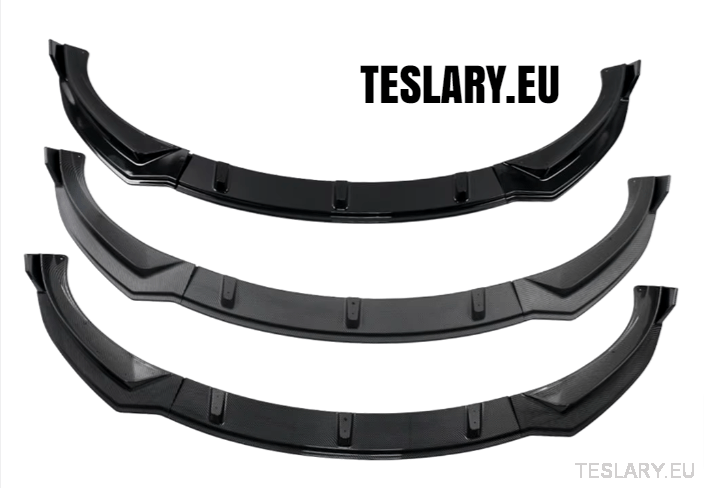 Tesla Model 3/Y & 3+ Highland Bodykit Front Diffuser Spoiler Black or Carbon - TESLARY Tesla Shop Accessories Europe Nederlands Ireland Deutschland Espana Alicante France Italia