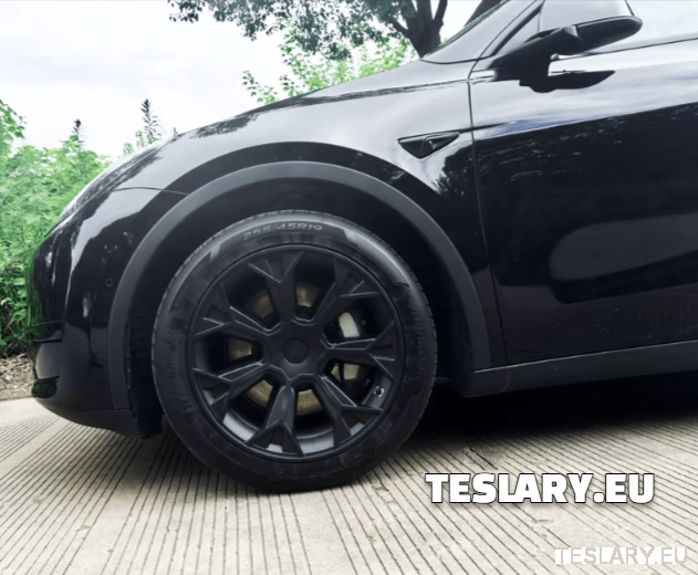 TESLA MODEL Y 19" UNIQUE S4 FULL COVER WHEEL HUBS - TESLARY Tesla Shop Accessories Europe Nederlands Ireland Deutschland Espana Alicante France Italia