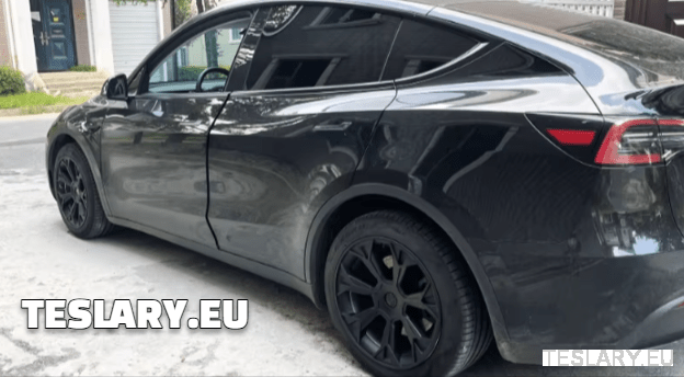 TESLA MODEL Y 19" UNIQUE S4 FULL COVER WHEEL HUBS - TESLARY Tesla Shop Accessories Europe Nederlands Ireland Deutschland Espana Alicante France Italia