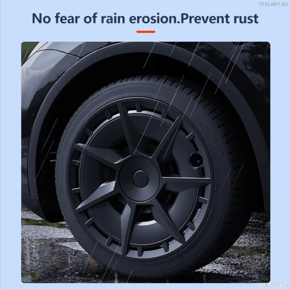 TESLA MODEL Y 19" UNIQUE S7 FULL COVER WHEEL HUBS
