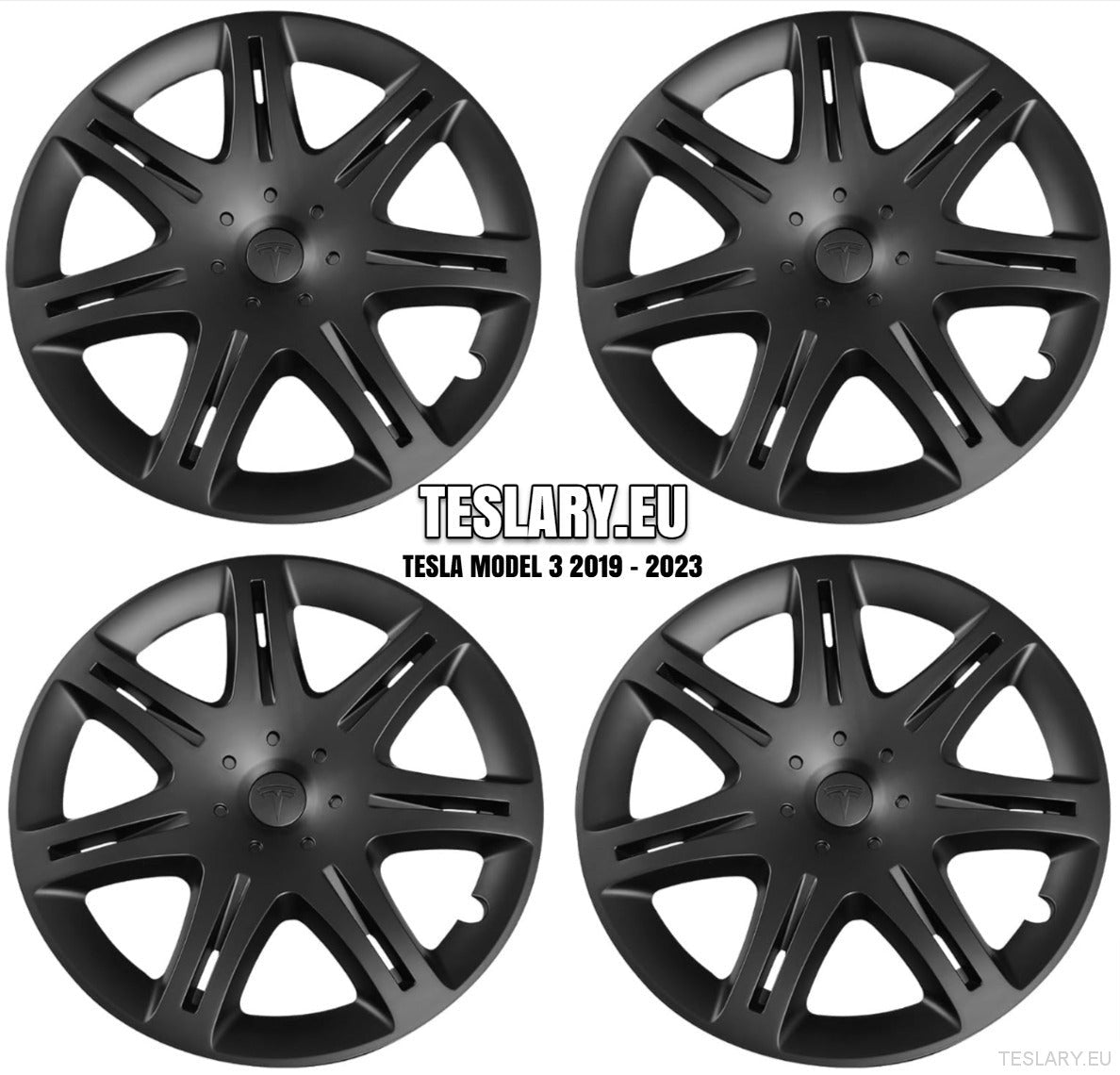 TESLA MODEL Y 19" UNIQUE S9 FULL COVER WHEEL HUBS - TESLARY Tesla Shop Accessories Europe Nederlands Ireland Deutschland Espana Alicante France Italia