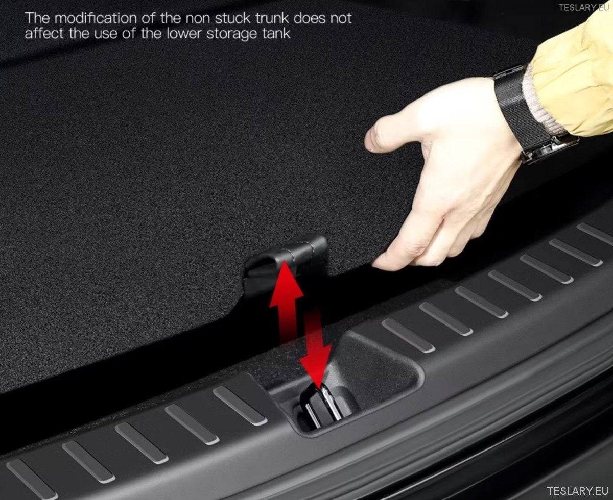 Tesla Model Y 2021 - 2024 TPE Trunk Protector Guard - TESLARY Tesla Shop Accessories Europe Nederlands Ireland Deutschland Espana Alicante France Italia