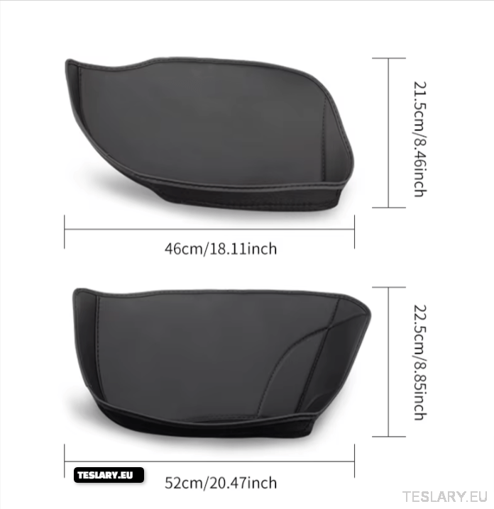 Tesla Model Y door storage inserts protective pad PU leather door slot pad storage pocket - TESLARY Tesla Shop Accessories Europe Nederlands Ireland Deutschland Espana Alicante France Italia