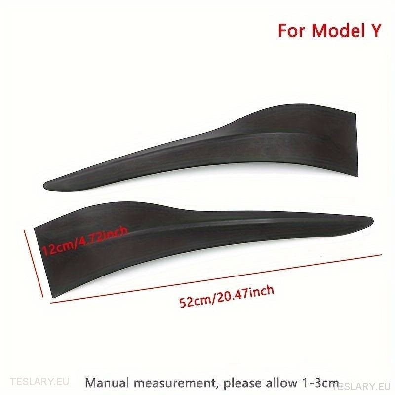 Tesla Model Y Front Bumper Silicone Guards ( 2 Pieces ) - Tesla Shop Europe - TESLARY.IE Ireland - France boutique- Deutschland Geschäft- España comercio - Nederland winkel- TESLARY.IE