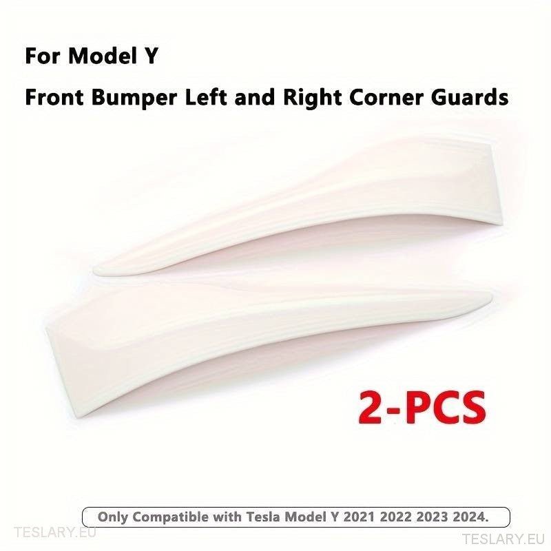 Tesla Model Y Front Bumper Silicone Guards ( 2 Pieces ) - Tesla Shop Europe - TESLARY.IE Ireland - France boutique- Deutschland Geschäft- España comercio - Nederland winkel- TESLARY.IE