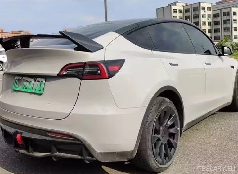 TESLA MODEL Y REAR BUMPER DIFFUSER ABS CUSTOM FIT - TESLARY Tesla Shop Accessories Europe Nederlands Ireland Deutschland Espana Alicante France Italia