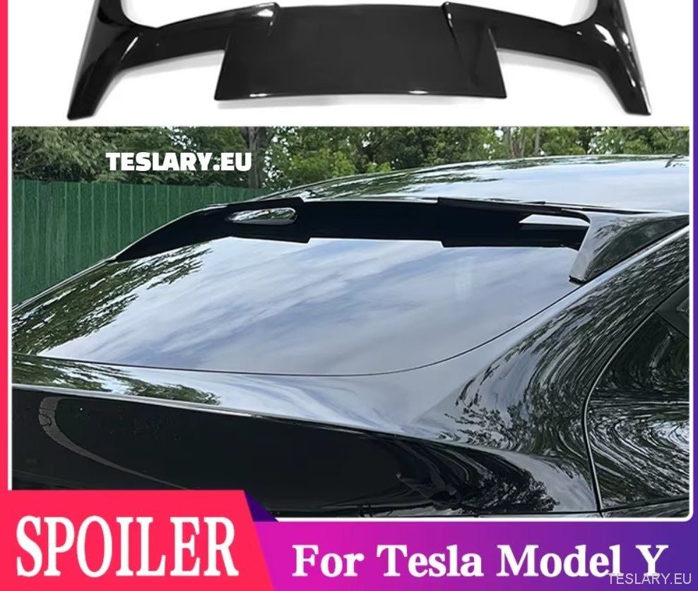 TESLA MODEL Y ROOF WING SPOILER - TESLA SHOP ACCESSORIES EUROPE IRELAND NEDERLANDS FAST DELIVERY DEUTSCHLAND DENMARK FRANCE ESPANA ITALIA ALICANTE UNITED KINGDOM SWEDEN AMSTERDAM UTRECHT