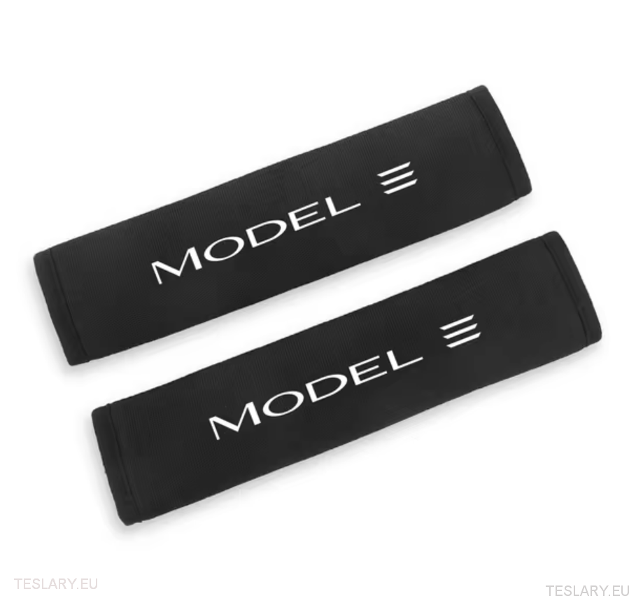 Tesla Seat Belt Shoulder Protector with Logo ( 2 Pieces ) - Tesla Shop Europe - TESLARY.IE Ireland - France boutique- Deutschland Geschäft- España comercio - Nederland winkel- TESLARY.IE