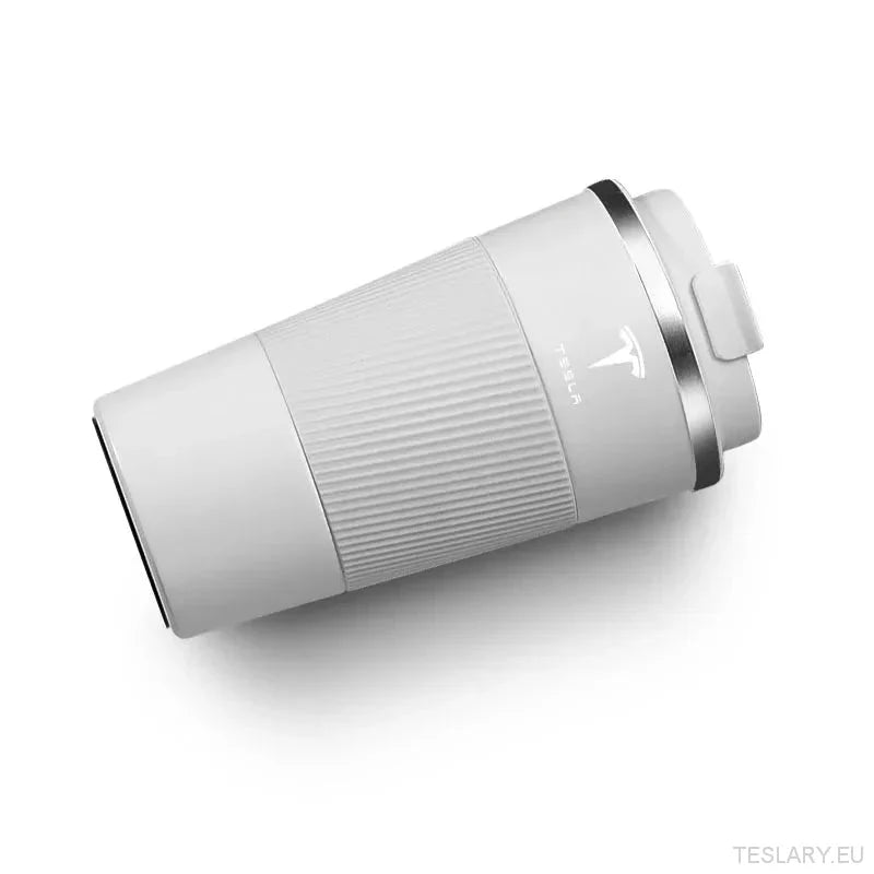 Tesla Series Stainless Steel Thermal Mug with Tesla Logo - TESLARY Tesla Shop Accessories Europe Nederlands Ireland Deutschland Espana Alicante France Italia
