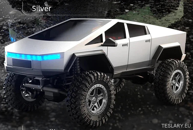 Tesla Style Cybertruck Remote Control - 1:18 Scale Off - Road Adventure - TESLARY Tesla Shop Accessories Europe Nederlands Ireland Deutschland Espana Alicante France Italia