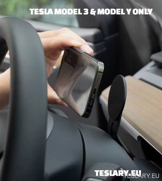 Tita Magnetic Phone Mount for Tesla Model 3 , Y and 3+ Highland - TESLARY Tesla Shop Accessories Europe Nederlands Ireland Deutschland Espana Alicante France Italia