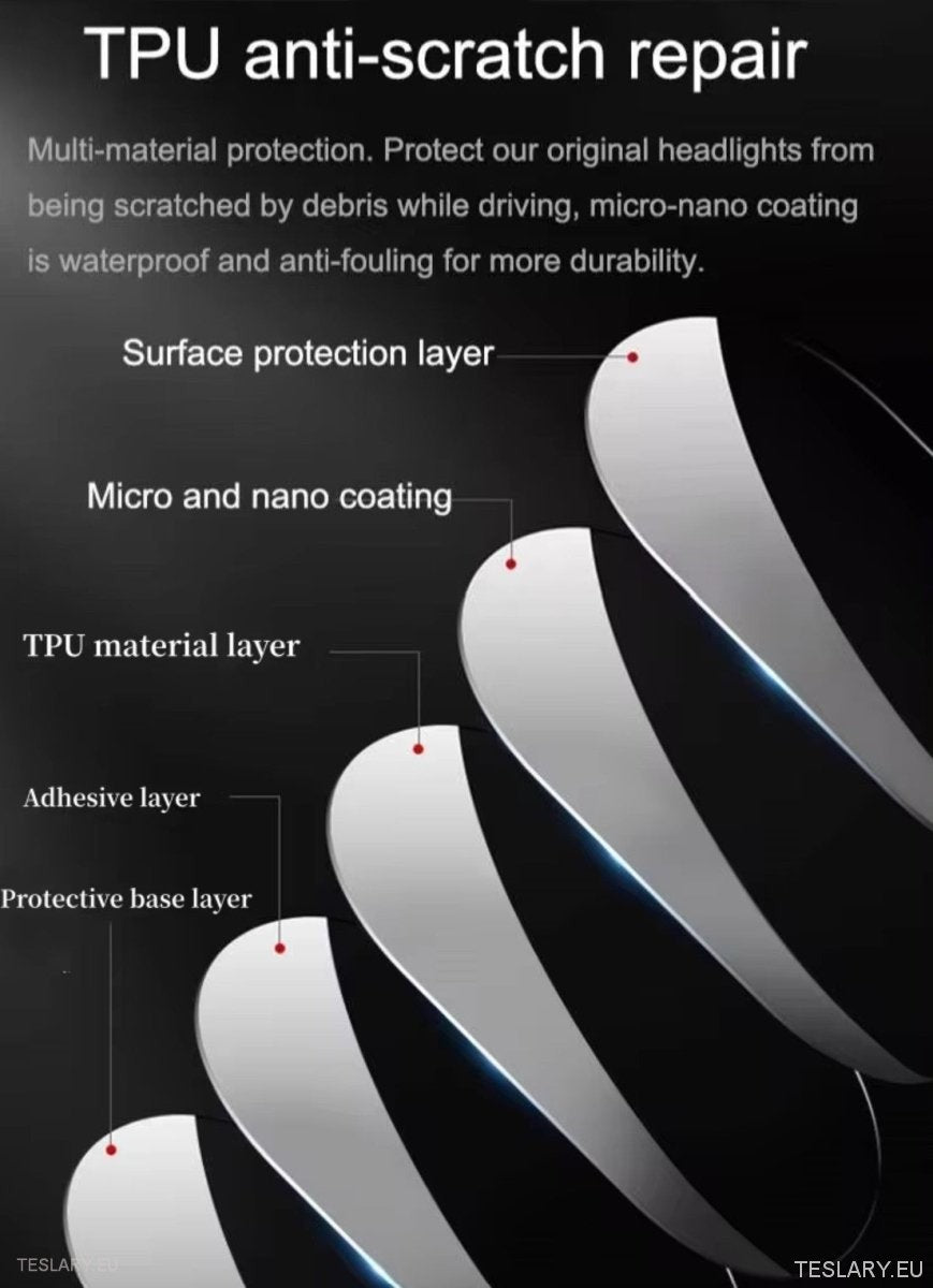 TPU Rear Black Tint for Tesla Model 3 , Y & Highland - TESLARY Tesla Shop Accessories Europe Nederlands Ireland Deutschland Espana Alicante France Italia