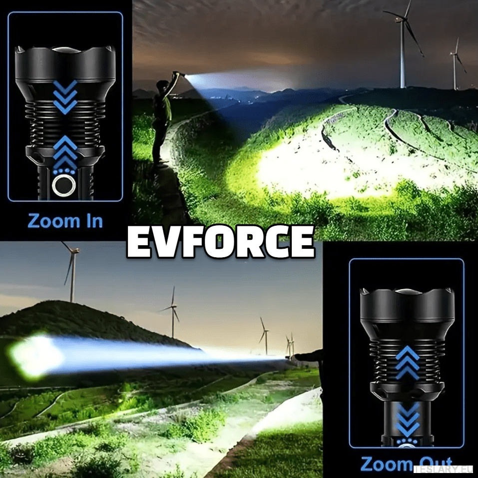 USB Rechargable Flashlight / Torch for your Tesla , BYD , MG or other EV - TESLARY Tesla Shop Accessories Europe Nederlands Ireland Deutschland Espana Alicante France Italia
