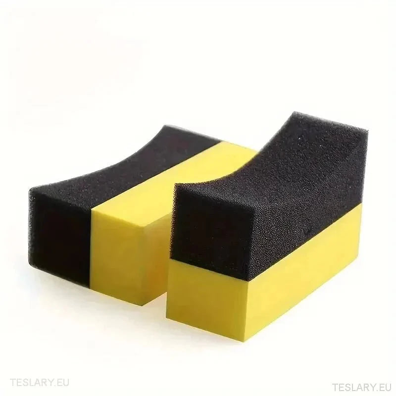 Wheel Wax Sponge for Polishing your Tyres Back to Black - Tesla Shop Europe - TESLARY.IE Ireland - France boutique- Deutschland Geschäft- España comercio - Nederland winkel- TESLARY.IE