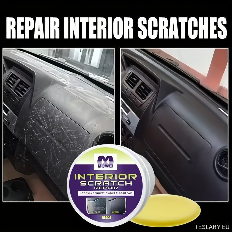 Car Interior Renewal Cream - Scratch Remover & Plastic Repair for Dashboards, Trim & Bumpers