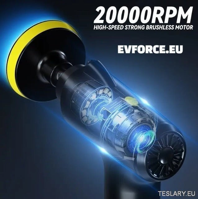 4 in 1 Multi Gear Portable Mini Cordless Car Polishing Machine for Tesla , BYD , MG & More