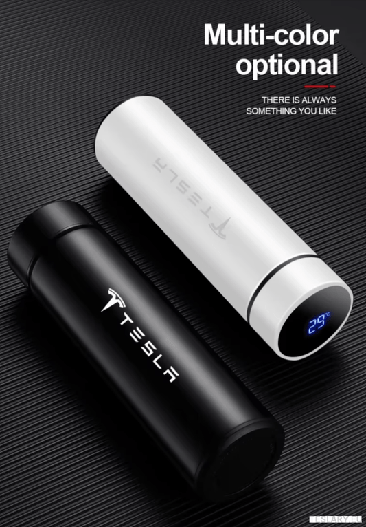 500ml Portable Insulated Travel Mug for Outdoor Adventures with Tesla Logo - TESLARY Tesla Shop Accessories Europe Nederlands Ireland Deutschland Espana Alicante France Italia