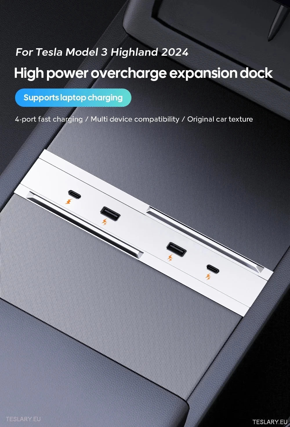 Tesla 3 Highland 4-1 USB Expansion Hub