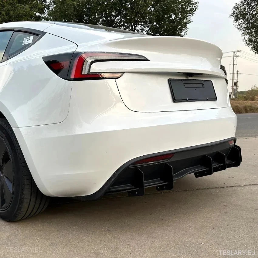 Tesla 3 Highland Rear Bumper Diffuser Body Kit