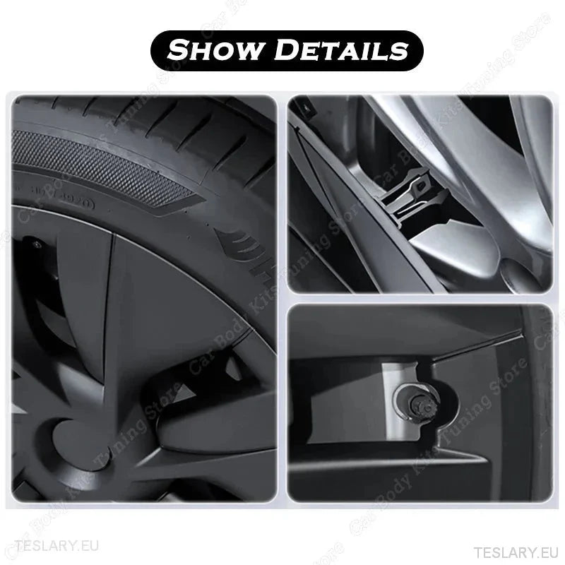 TESLA  MODEL Y 19" PERFORMANCE FULL COVER WHEEL HUBS