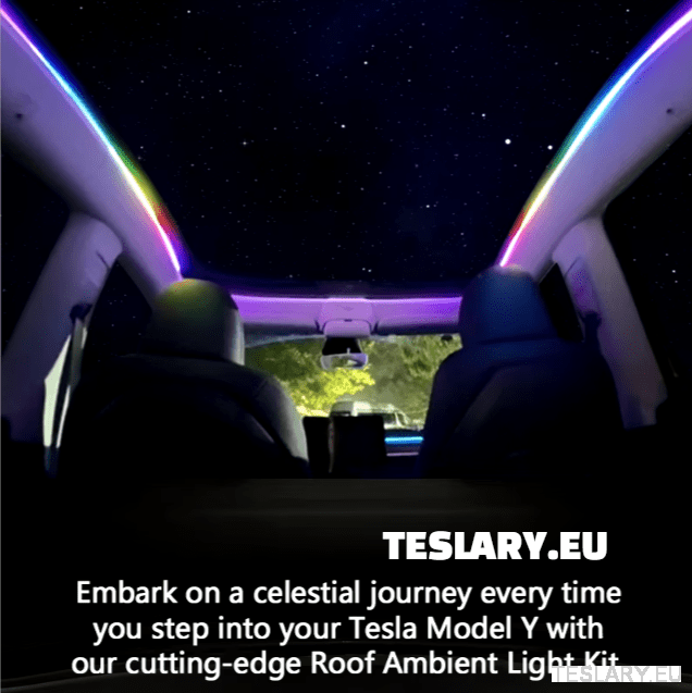 Tesla Model Y Led Ambient Roof Lighting