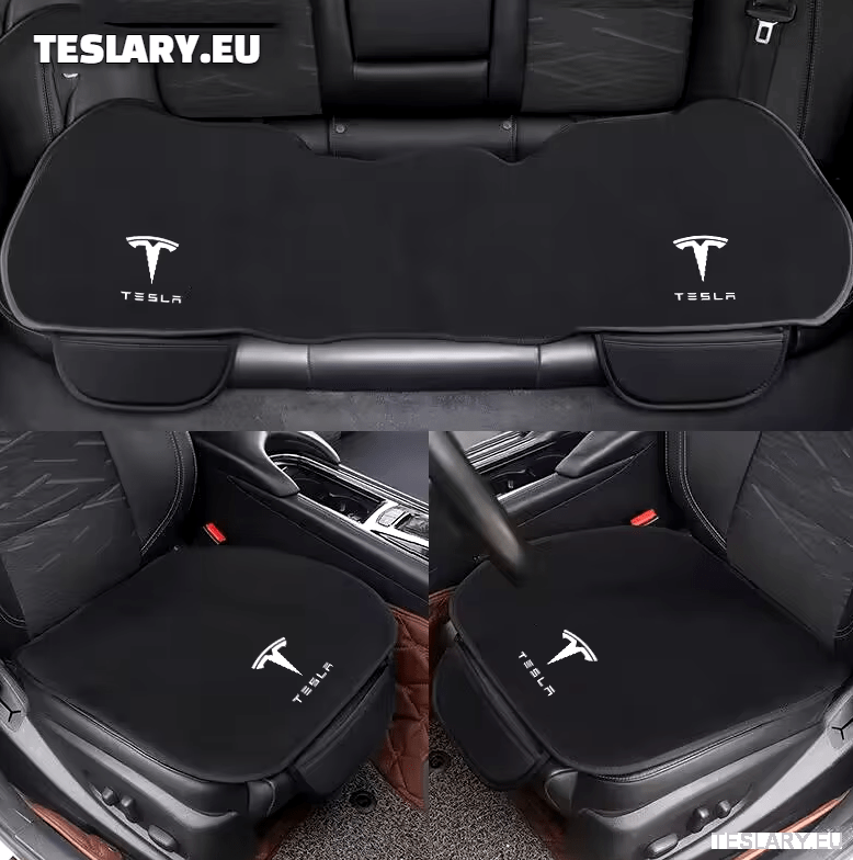 Tesla Model 3 / Y Fitted Proteective Seat Cushion Covers with Logo