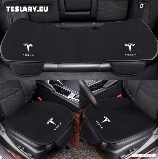 Tesla Model 3 / Y Fitted Proteective Seat Cushion Covers with Logo
