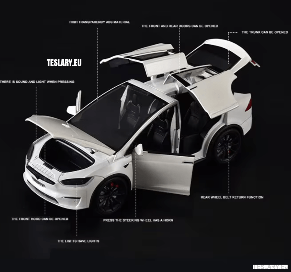 Tesla Model Model X ( NEW MODEL )  1:24 Scale Model Unofficial Version