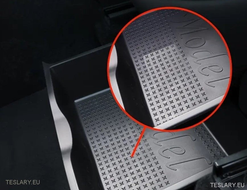 Tesla Model Y Front & Rear TPU Seat Tray Drawer Organisers
