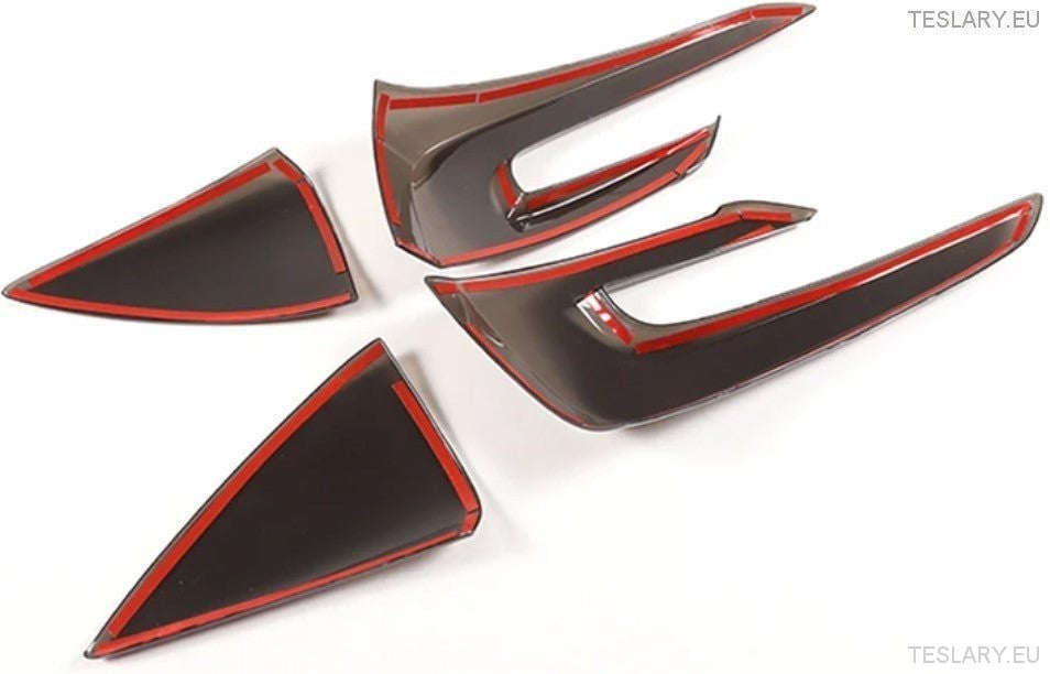 Tesla Model 3 / Y & 3+ Highland Tail Light Smoked Plastic Protective Covers