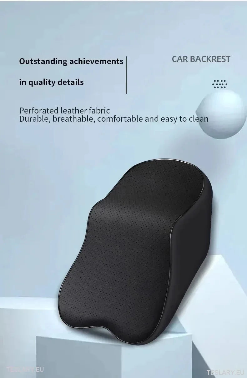 Extra Large PU Leather Headrest Pillow Suitable for Tesla Model 3 / Y