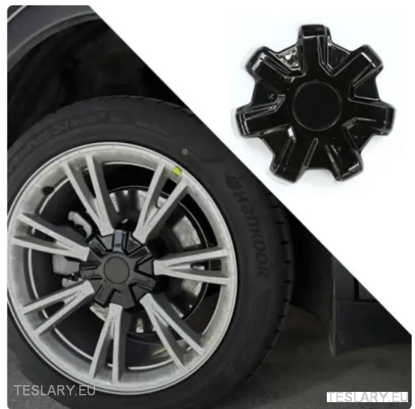 Tesla Y - 7 Claw Centre Caps for Gemini 19" Alloy Wheels - Tesla Shop Europe - TESLARY.IE Ireland - France boutique- Deutschland Geschäft- España comercio - Nederland winkel- TESLARY.IE