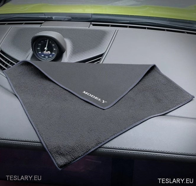 Microfibre Towel with Tesla Model Logo