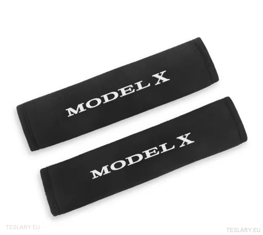 Tesla Seat Belt Shoulder Protector with Logo ( 2 Pieces ) - Tesla Shop Europe - TESLARY.IE Ireland - France boutique- Deutschland Geschäft- España comercio - Nederland winkel- TESLARY.IE
