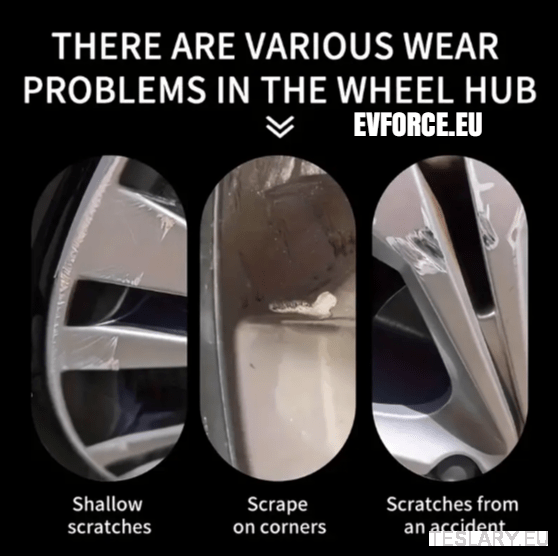 Alloy Wheel Restoration & Care Solution for Tesla , BYD , MG and Other EVs - TESLARY Tesla Shop Accessories Europe Nederlands Ireland Deutschland Espana Alicante France Italia