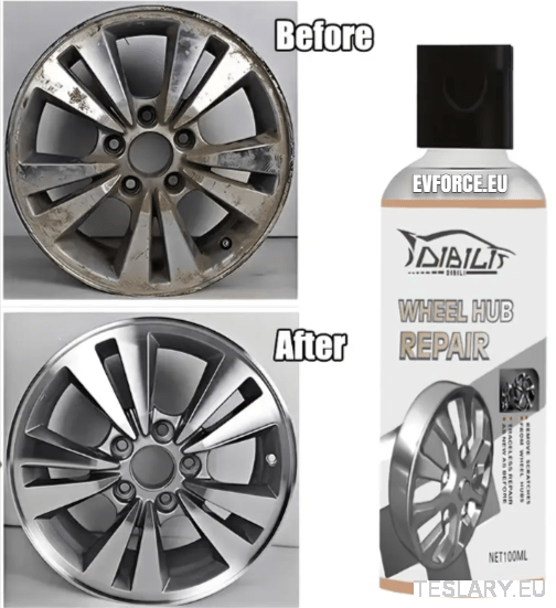 Alloy Wheel Restoration & Care Solution for Tesla , BYD , MG and Other EVs - TESLARY Tesla Shop Accessories Europe Nederlands Ireland Deutschland Espana Alicante France Italia
