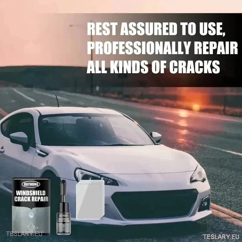 Automotive Windscreen Glass Crack Repair Kit 20ml - TESLARY Tesla Shop Accessories Europe Nederlands Ireland Deutschland Espana Alicante France Italia