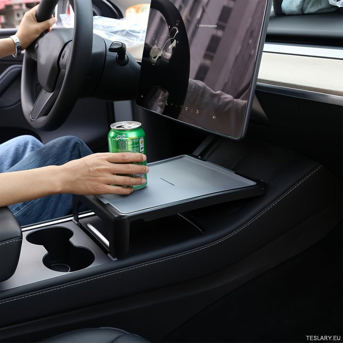 Center Console Tray for Tesla Model 3 / Y Black