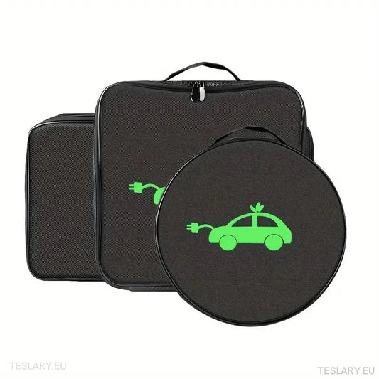 EV Cable Storage Bags Round , Square & Rectangular - TESLARY Tesla Shop Accessories Europe Nederlands Ireland Deutschland Espana Alicante France Italia