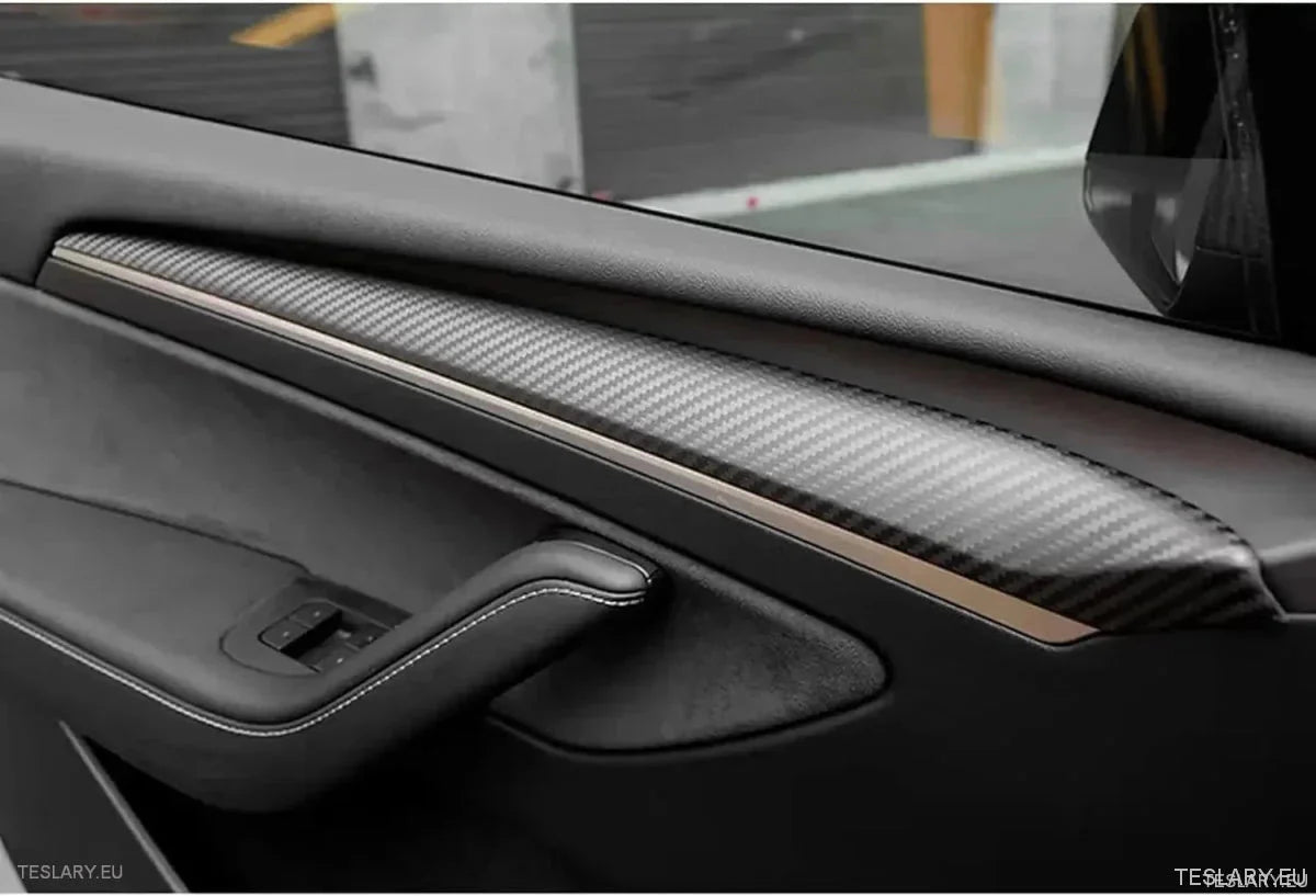Internal Door Side Trims Tesla 3/Y - TESLARY Tesla Shop Accessories Europe Nederlands Ireland Deutschland Espana Alicante France Italia